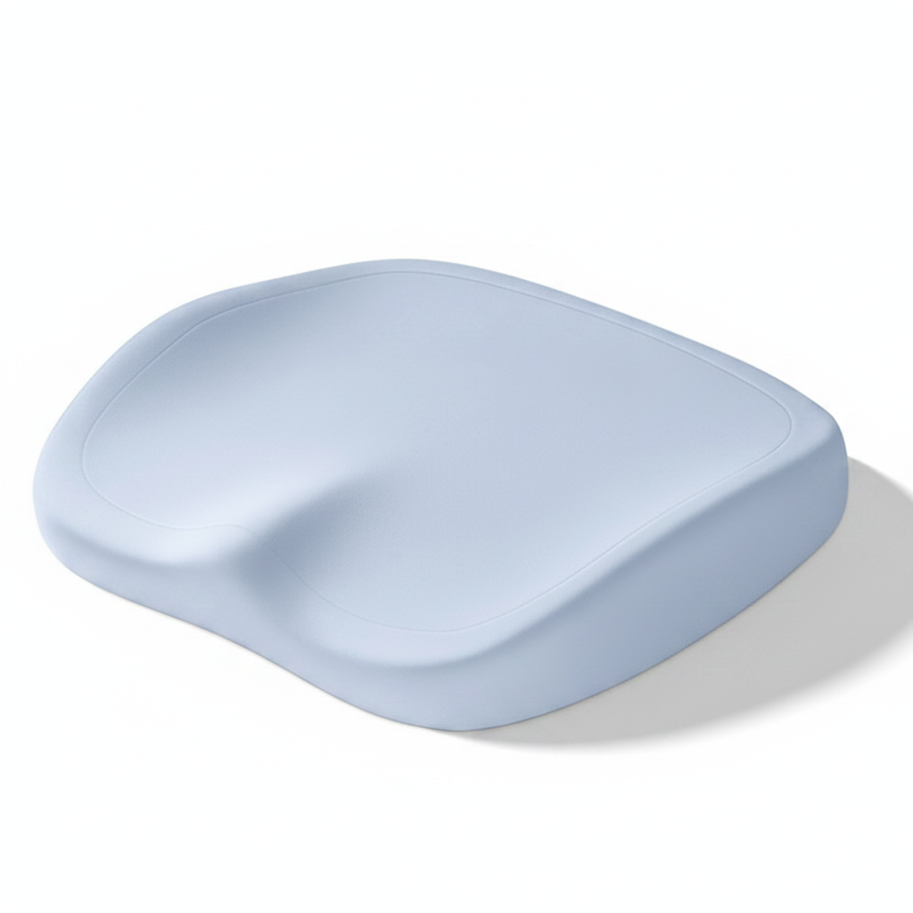 Coussin d'assise bleu ciel - fond blanc studio