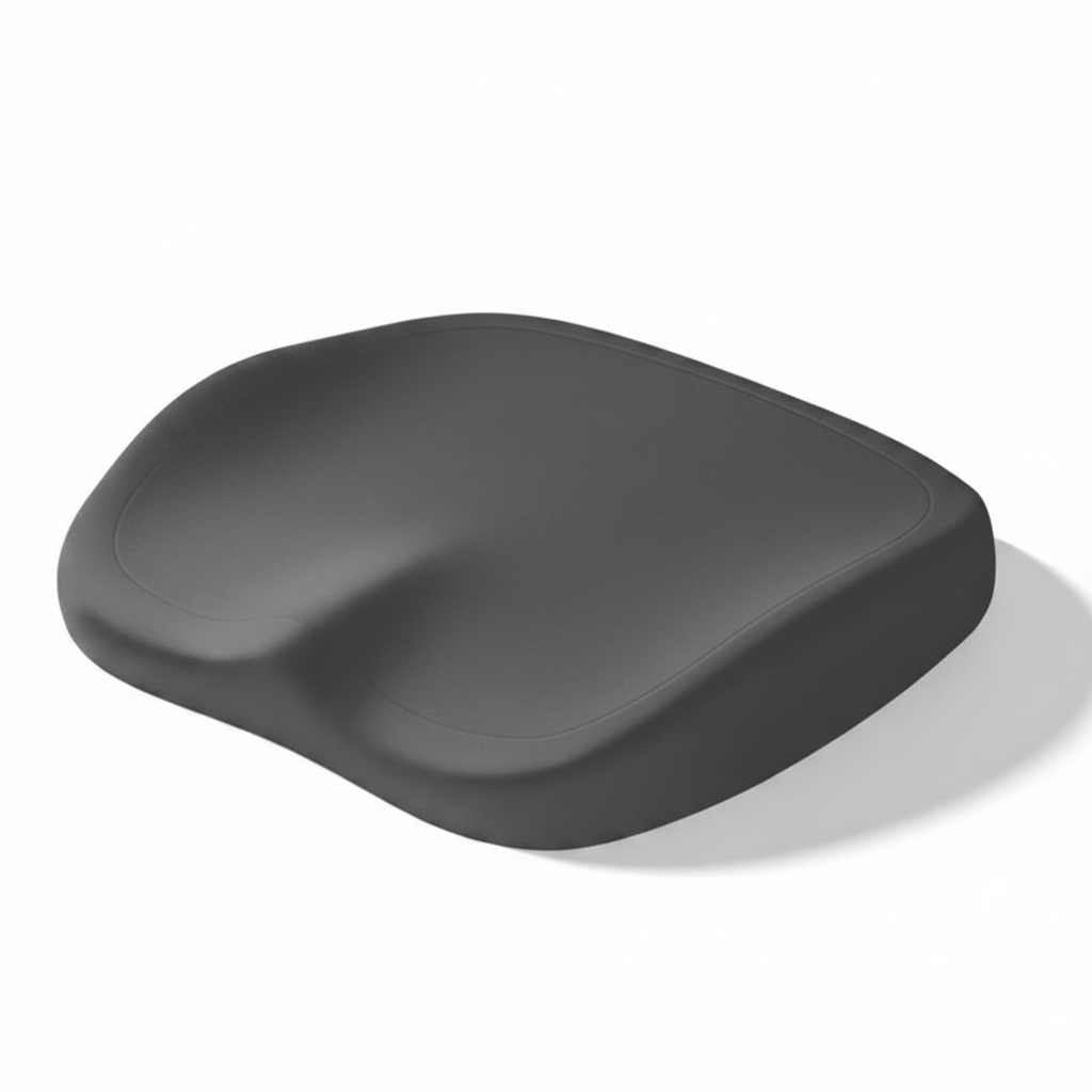 Coussin d'assise gris anthracite - fond blanc studio